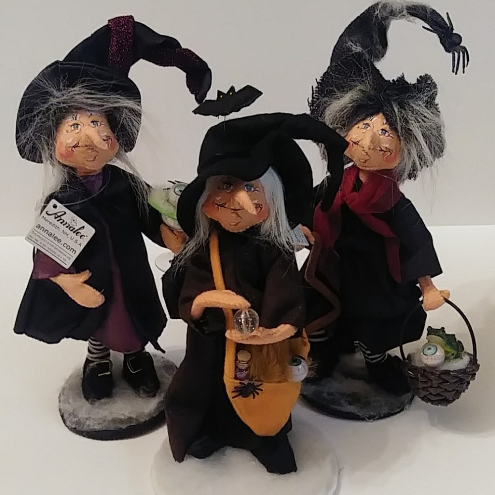 Annalee 3 Witches Retired Lot